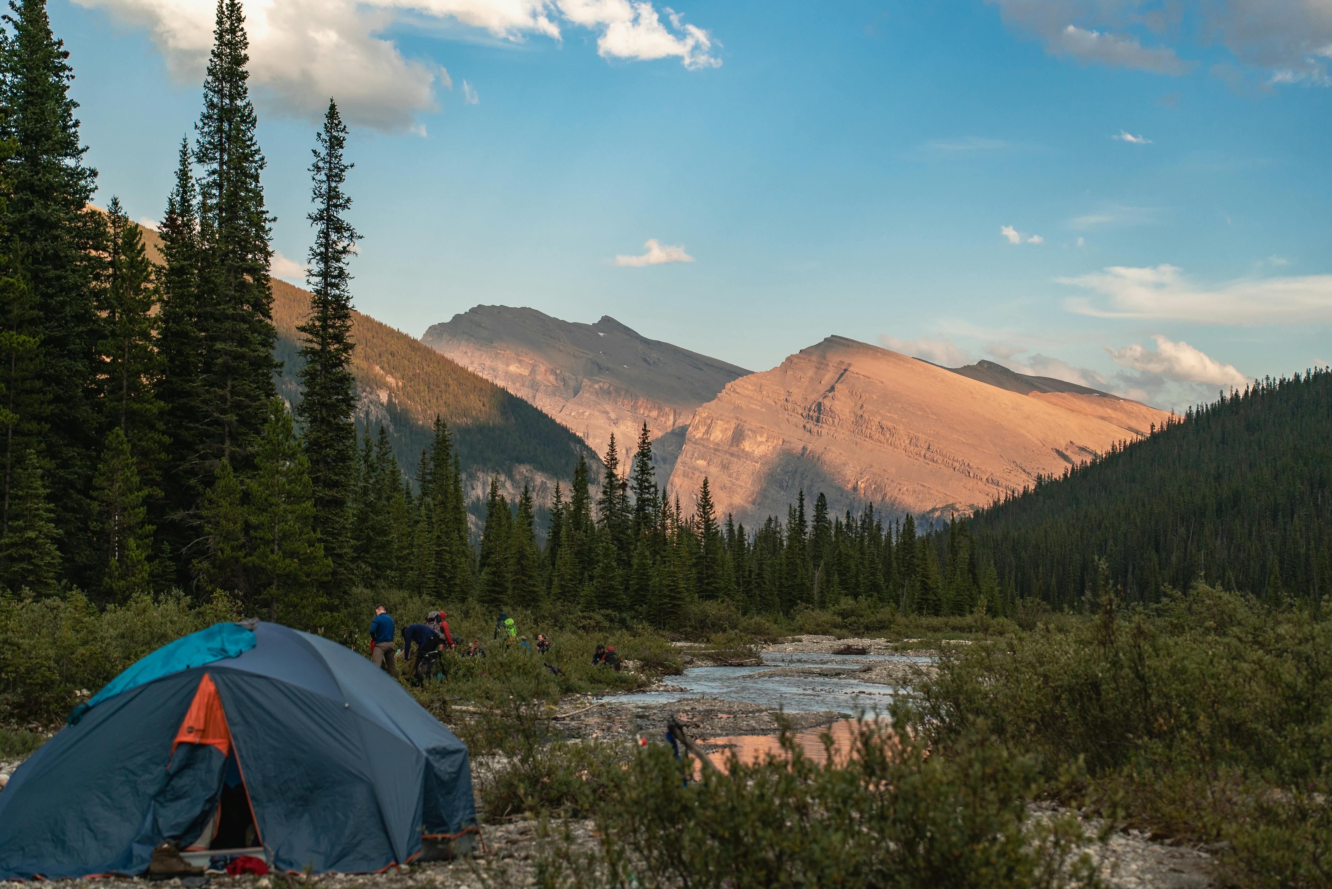 tent in mountain